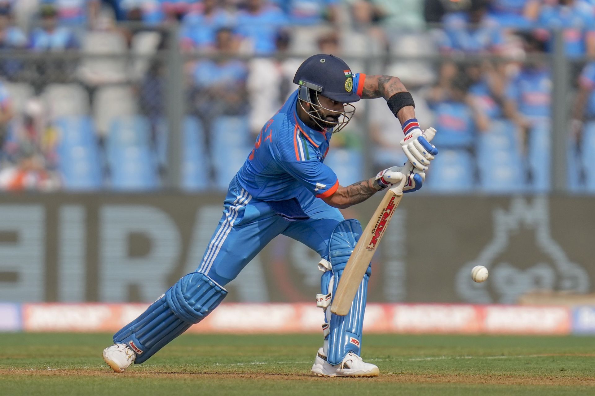 Kohli notched up his 50th ODI century in Mumbai