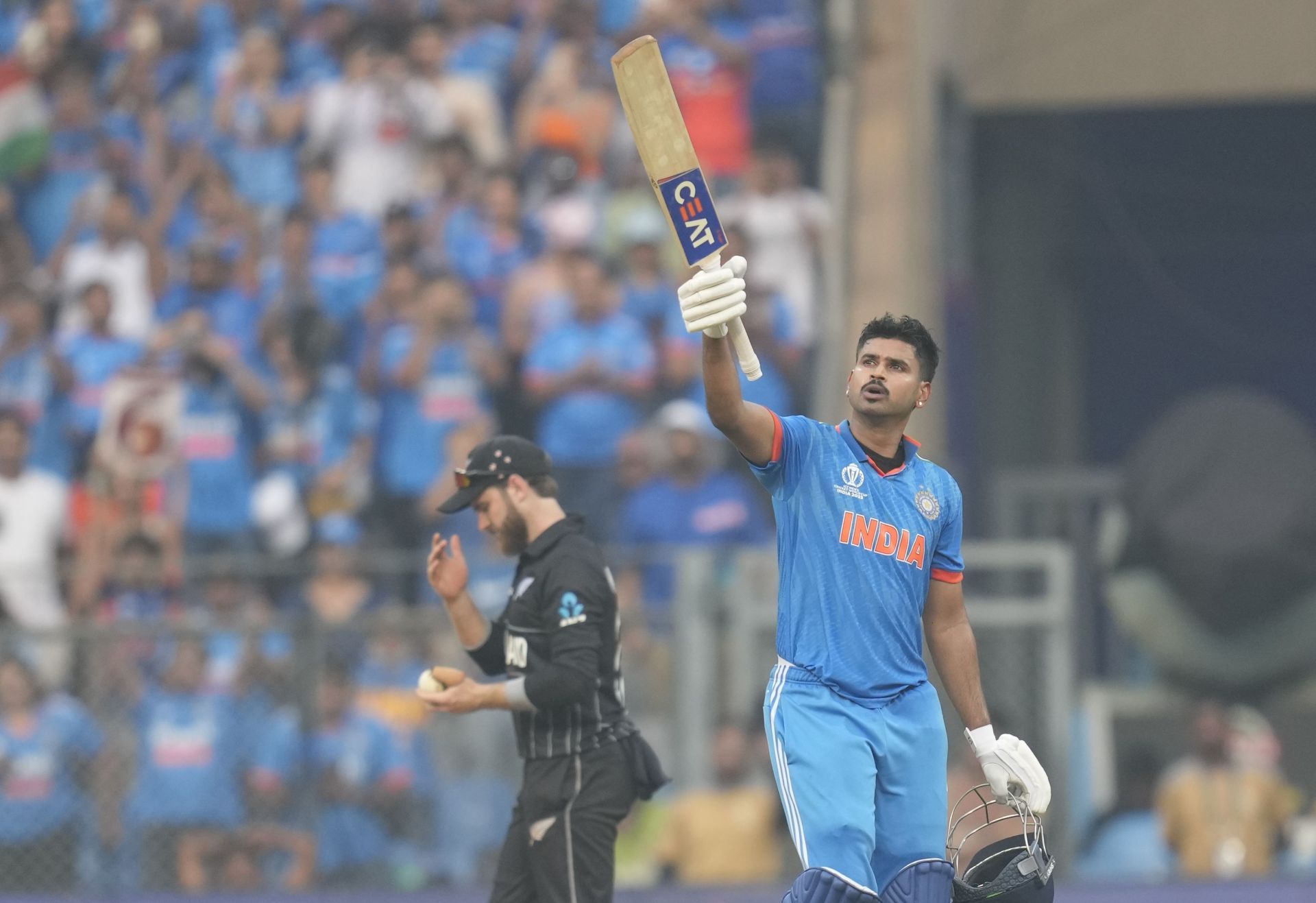 Shreyas Iyer smashed 105 runs off 70 deliveries. [P/C: AP]