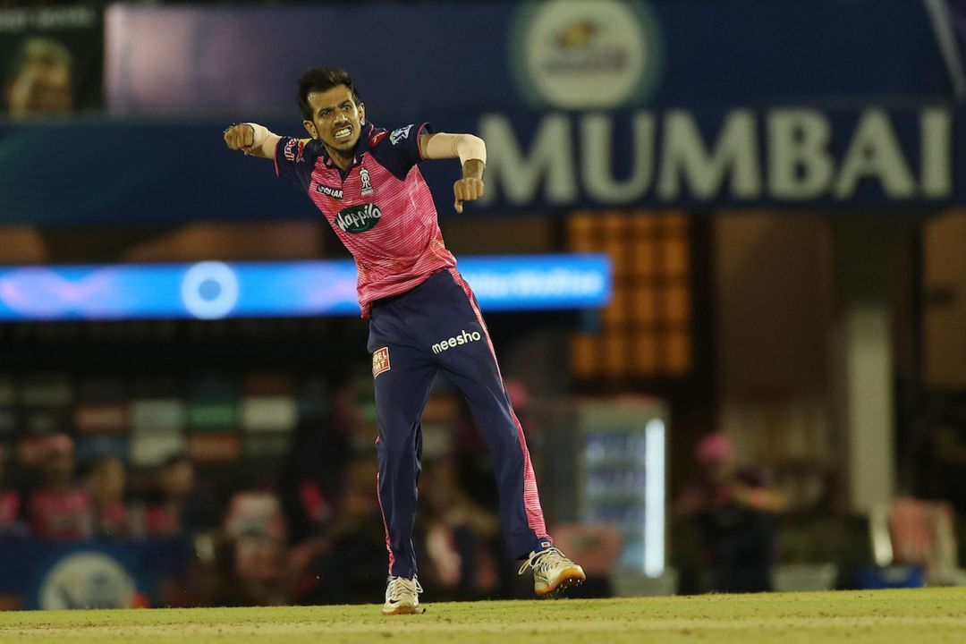 Yuzvendra Chahal celebrating a wicket (Image Courtesy: IPL)