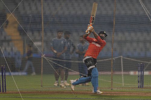 Ravindra Jadeja was seen putting in the hard yards in the nets on Friday. [P/C: AP]