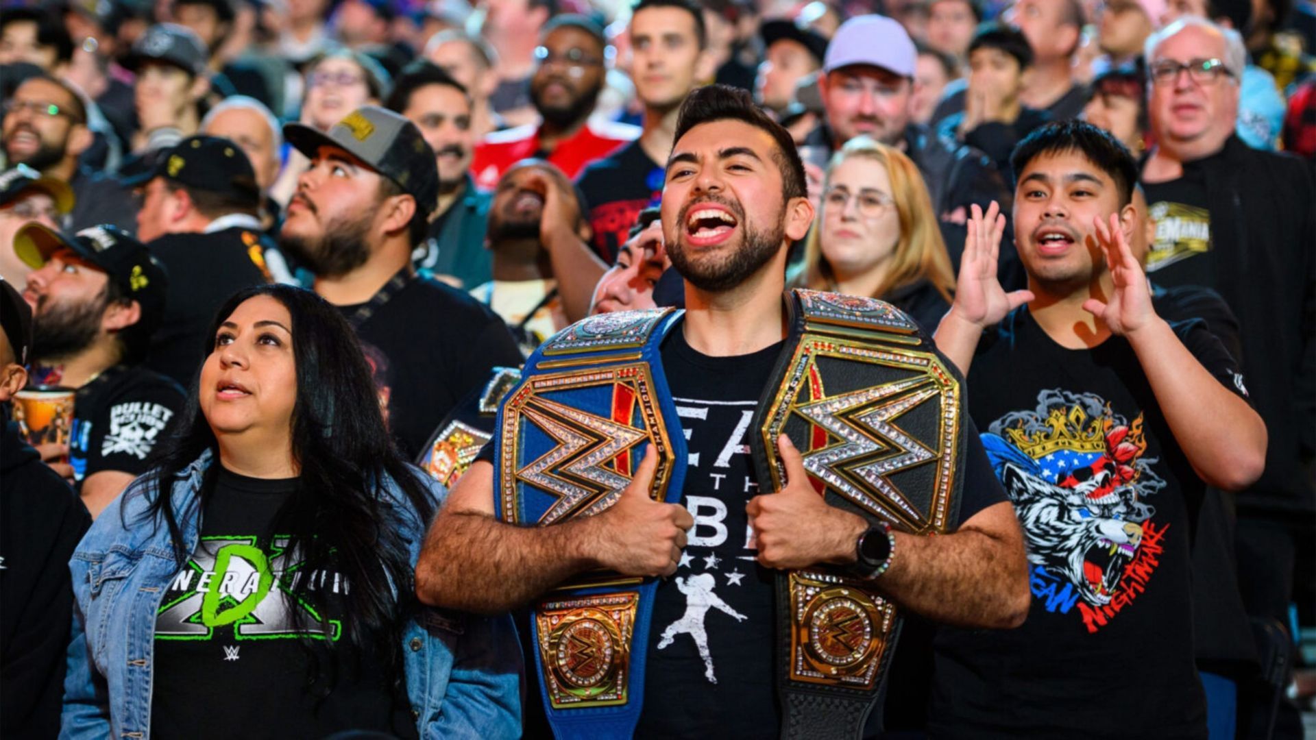 Omos wrestled Akira Tozawa at a WWE live event