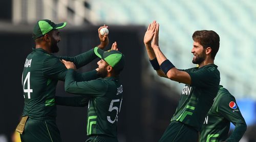 Pakistan national cricket team members. (Credits: Getty)