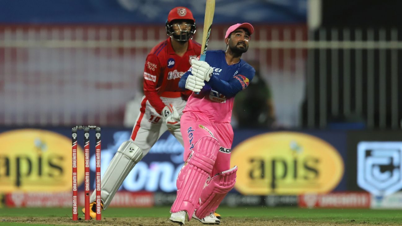 Rahul Tewatia in action. (Photo Credits: BCCI/IPL)