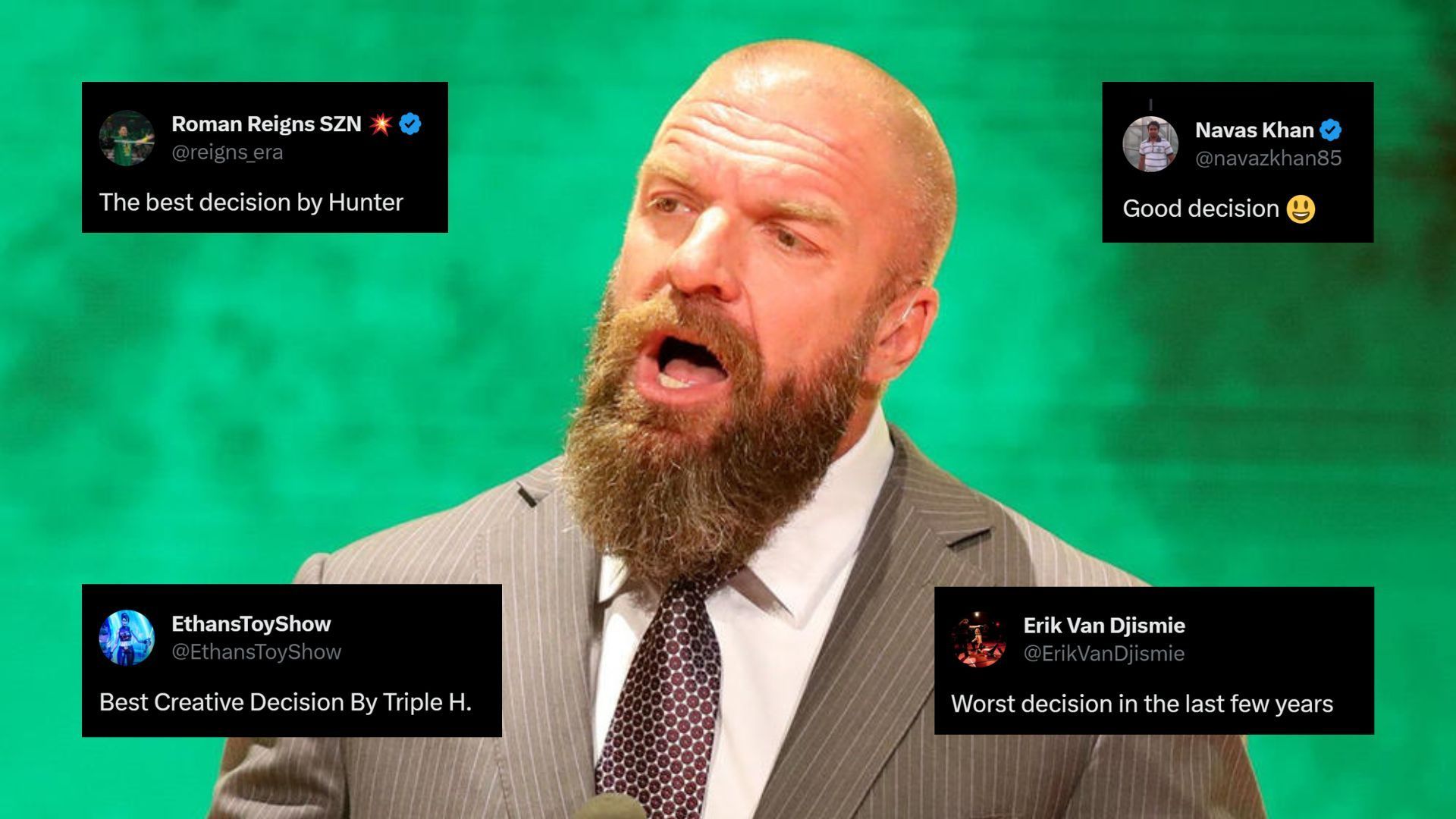 Triple H is the Chief Content Officer of WWE!