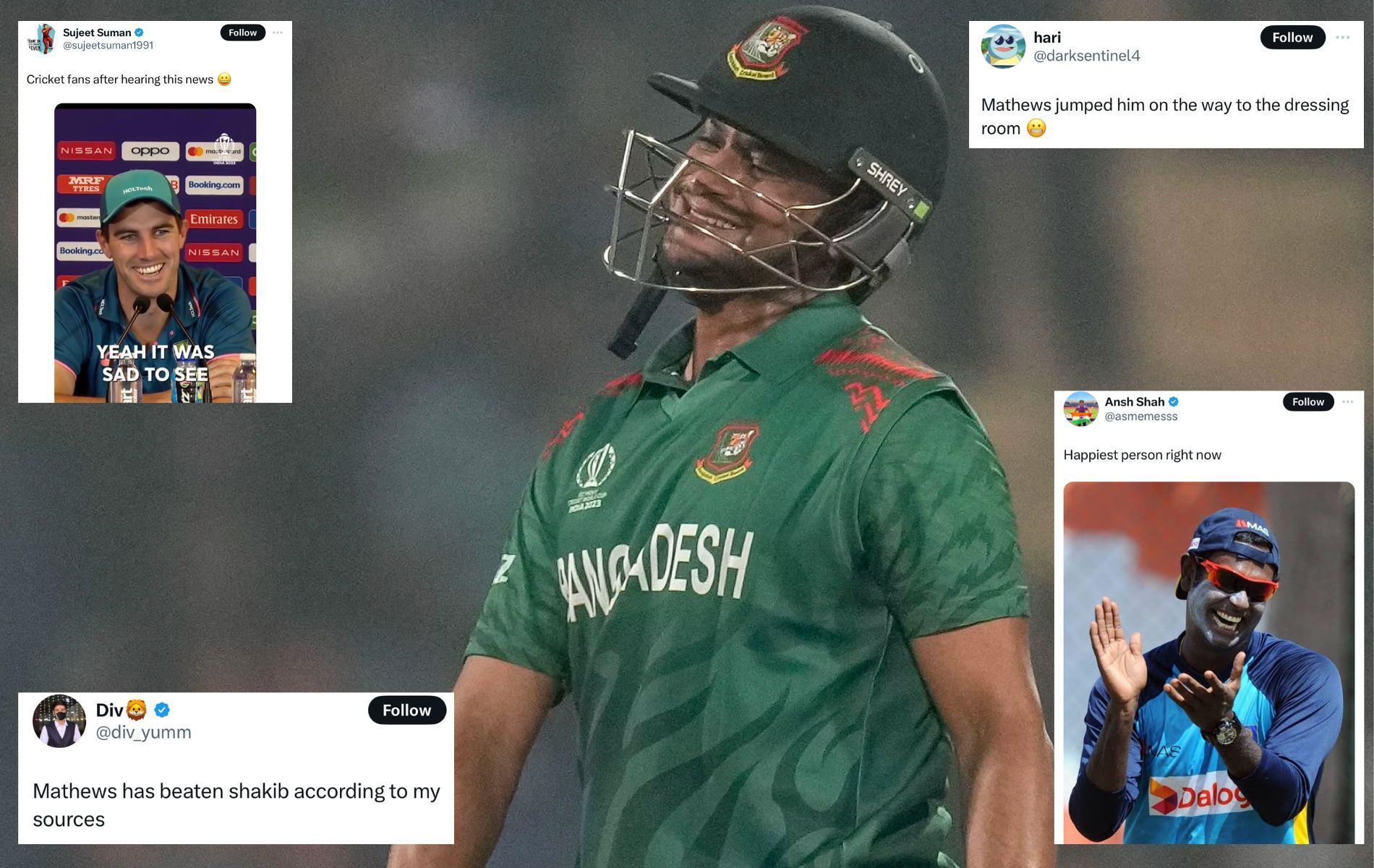 Shakib Al Hasan may have very well played his last ODI World Cup match. (Pics: AP/X)