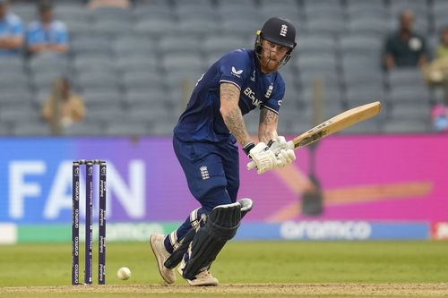 Ben Stokes reached his 50 off 58 deliveries. [P/C: AP]