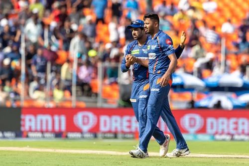 Avesh Khan celebrates a wicket during IPL 2023. (Pic: iplt20.com)