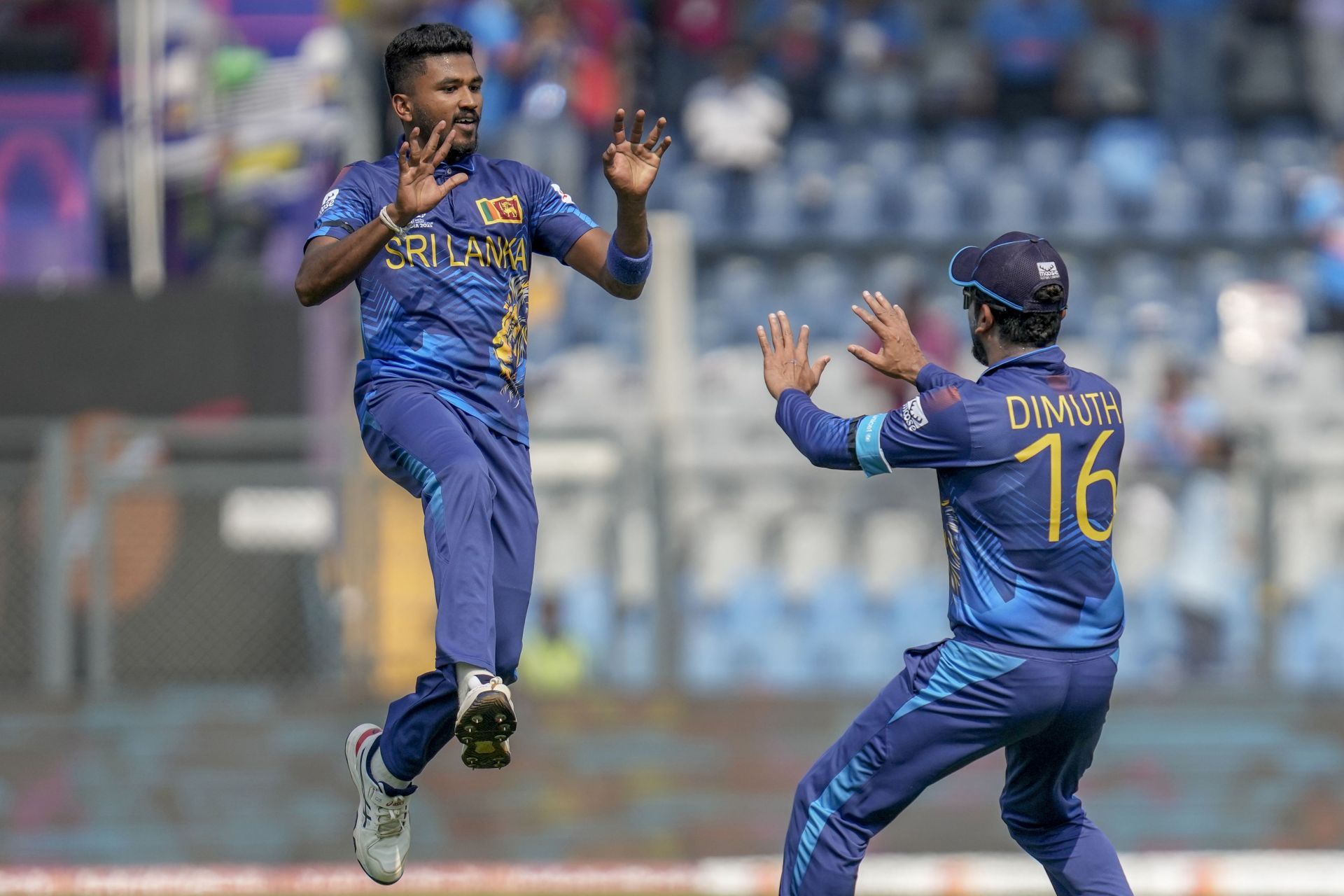 Dilshan Madushanka picked up a five-wicket haul against India. [P/C: AP]