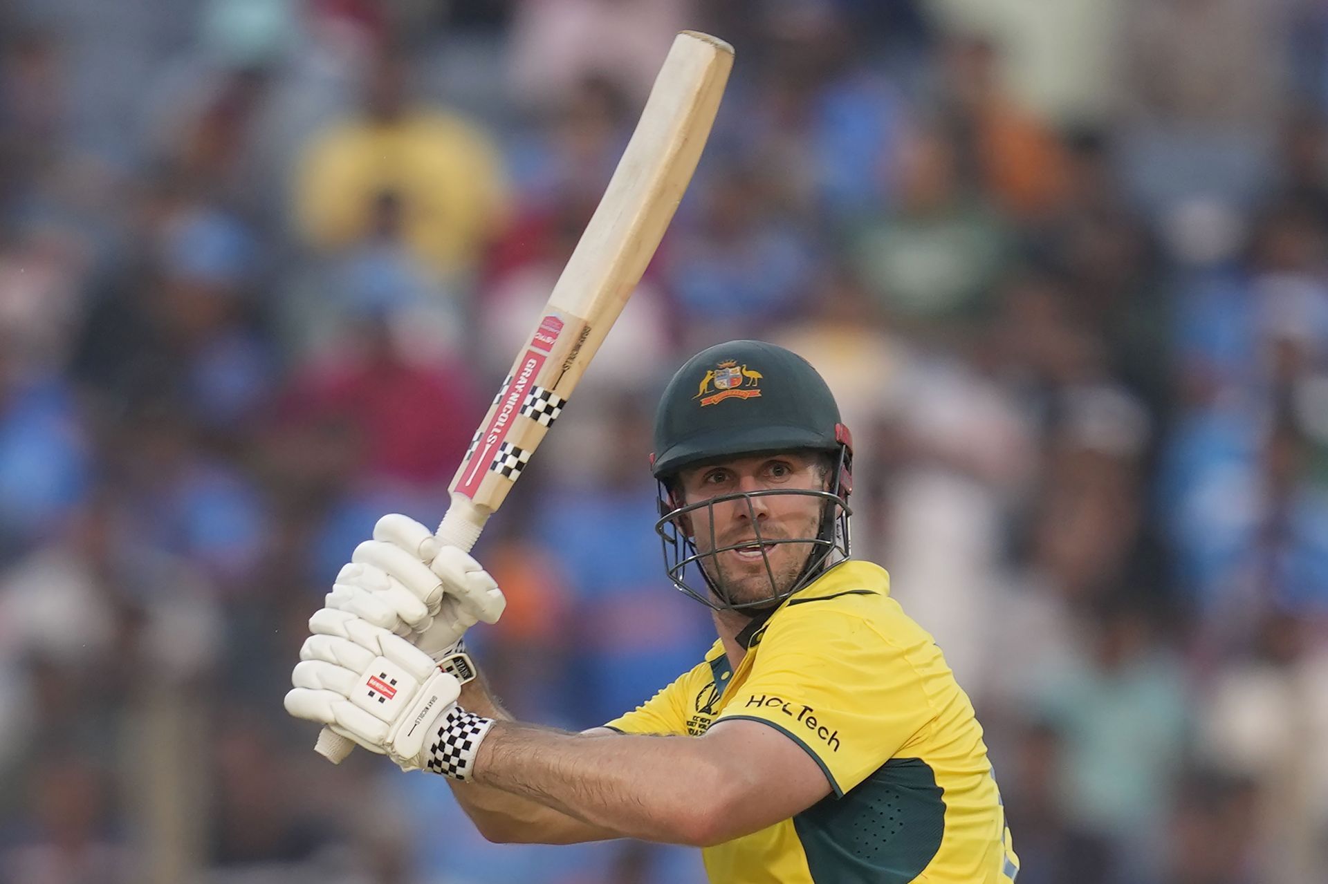 Mitchell Marsh blasted a century against Bangladesh.