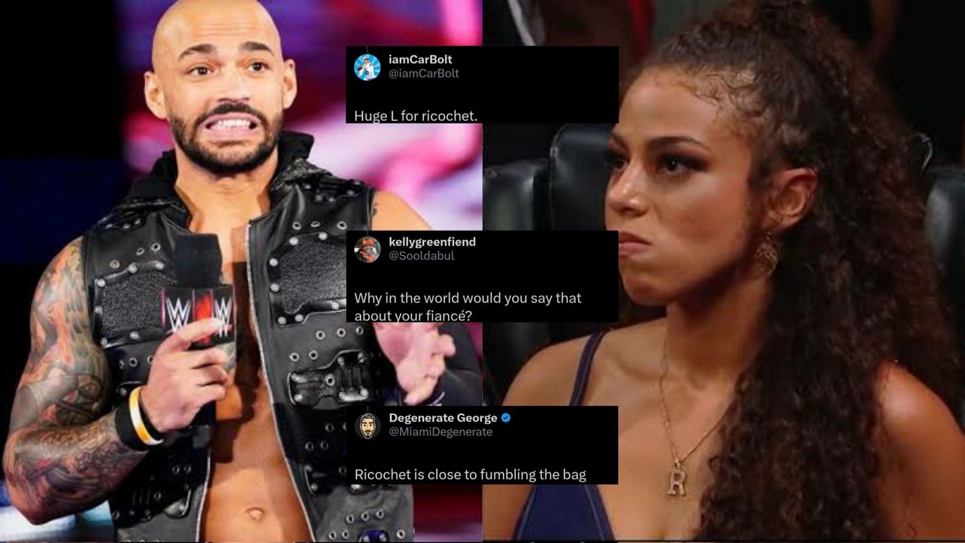 Ricochet and Samantha Irvin got engaged earlier this year!