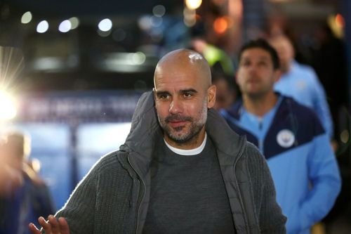 Manchester City boss Pep Guaradiola