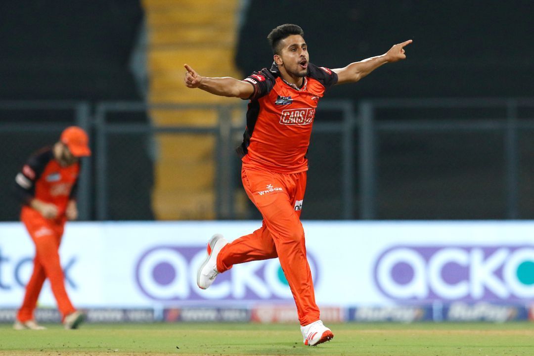 Umran Malik in action (Image Courtesy: IPL)