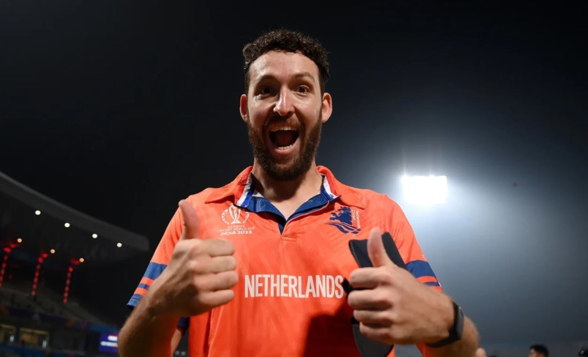 Paul Van Meekeren starred in the Netherlands' victory against Bangladesh.