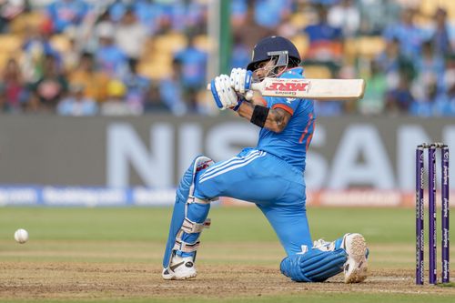 Virat Kohli scored 51 runs off 56 deliveries. [P/C: AP]