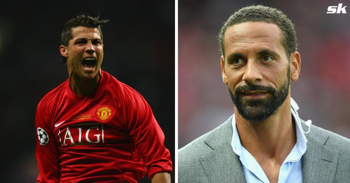 Rio Ferdinand and Cristiano Ronaldo (via Getty Images)