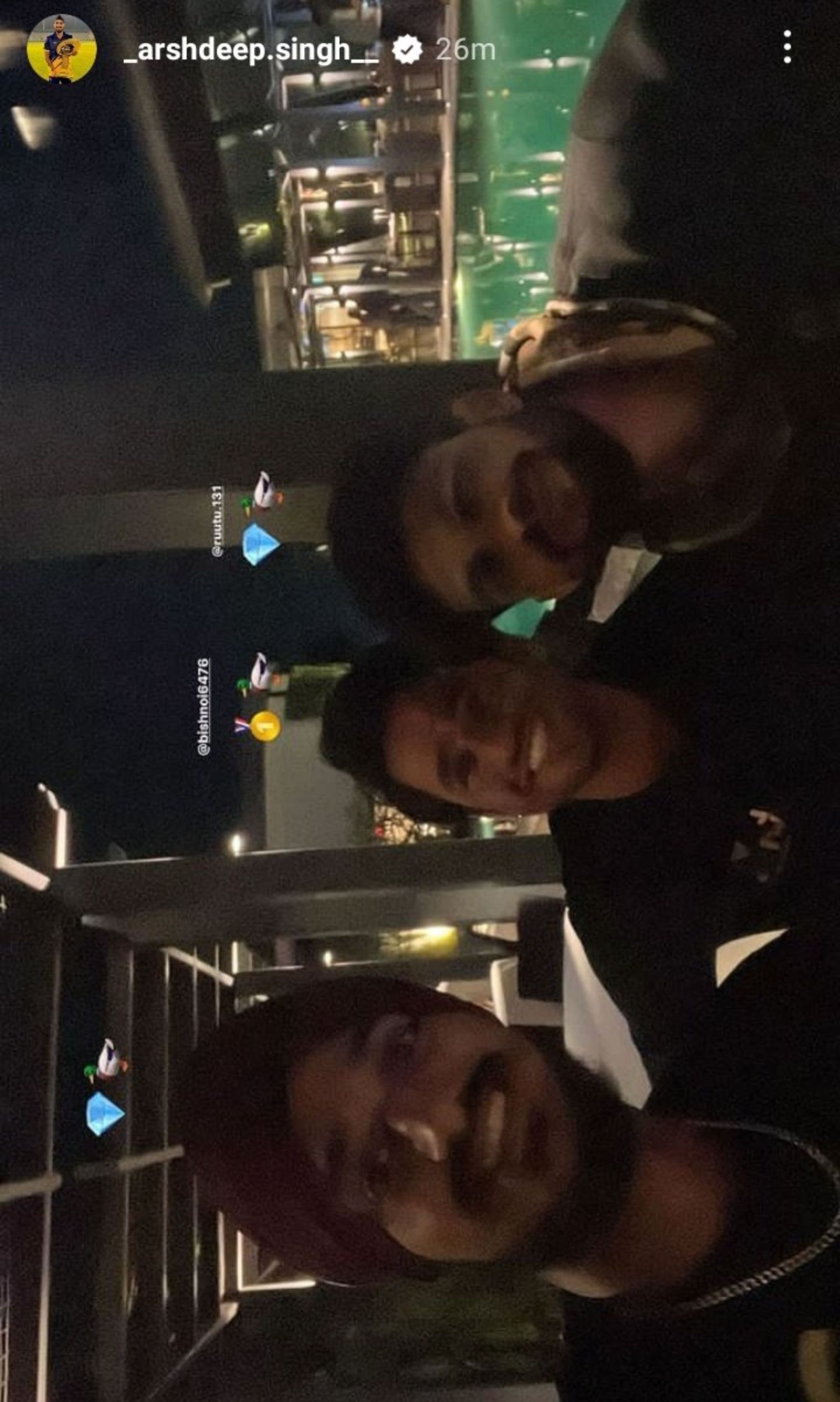 Arshdeep&#039;s latest Instagram story.