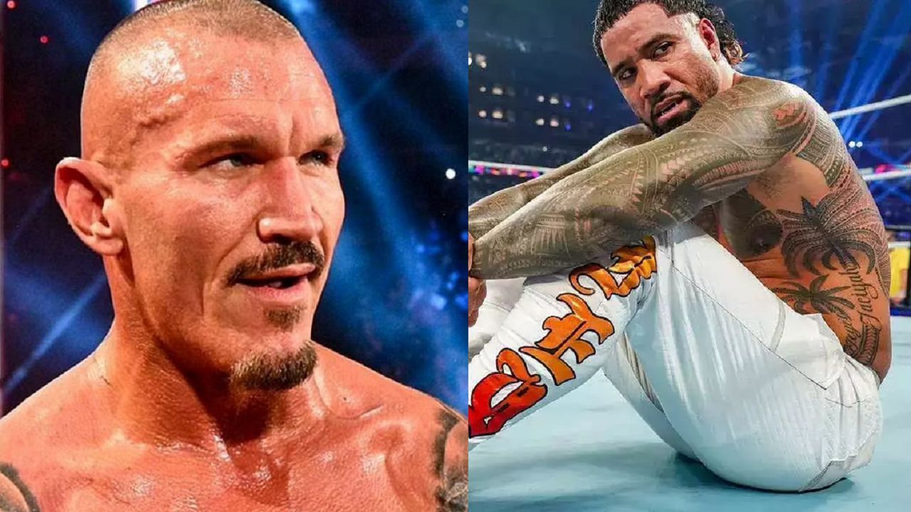 Randy Orton (left); Jey Uso (right)