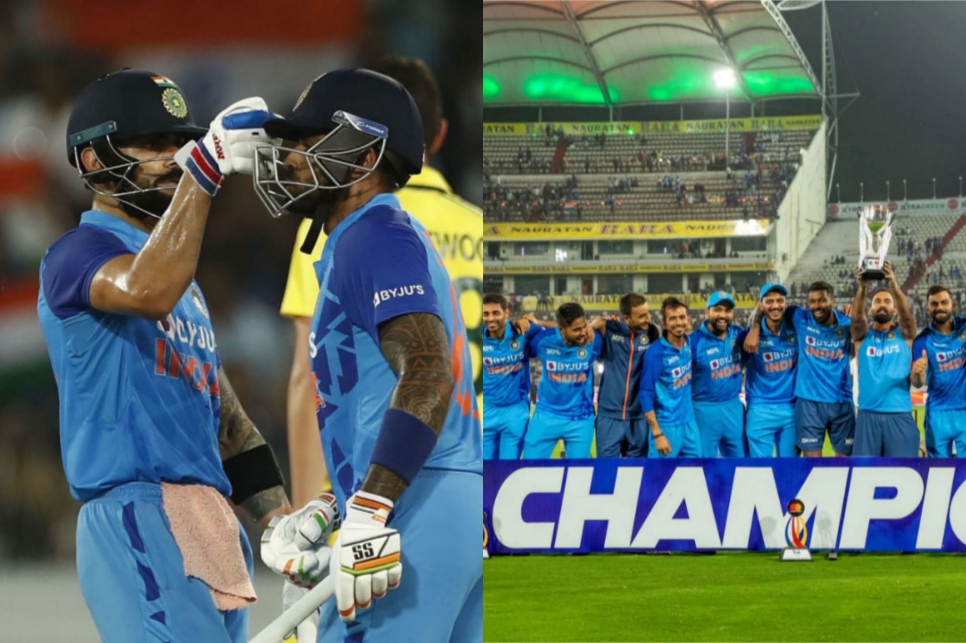India played their last T20I against Australia in India in 2022 [Getty Images] 