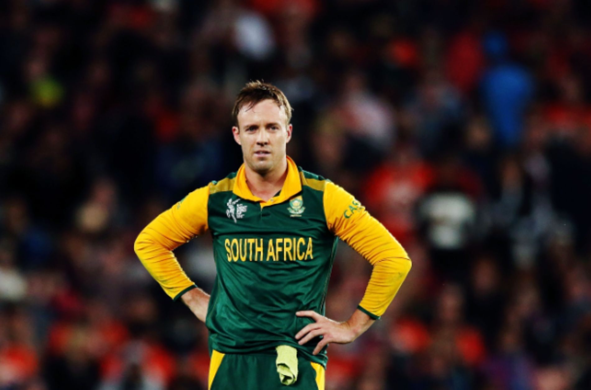 AB de Villiers could not hide his tears after the 2015 World Cup semi-final.