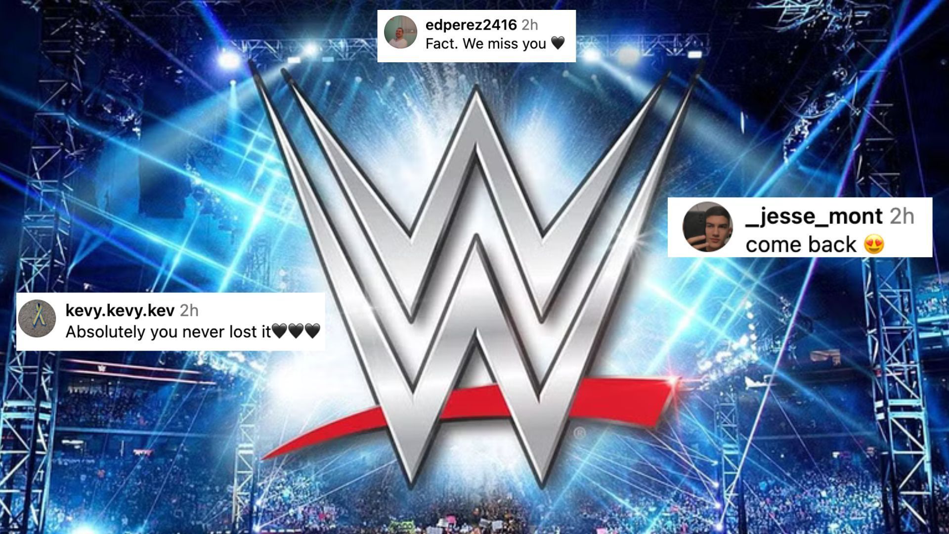 Fans have reacted to a former champion.