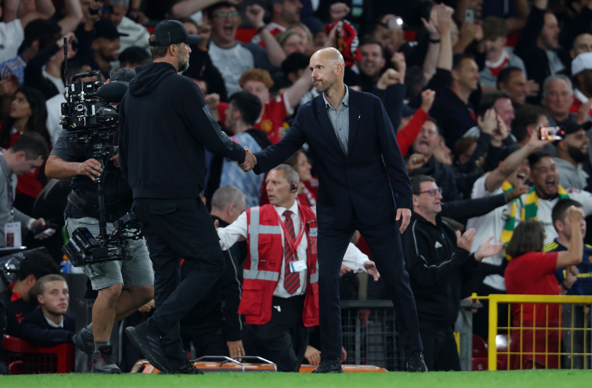 Jurgen Klopp and Erik ten Hag (via Getty Images)