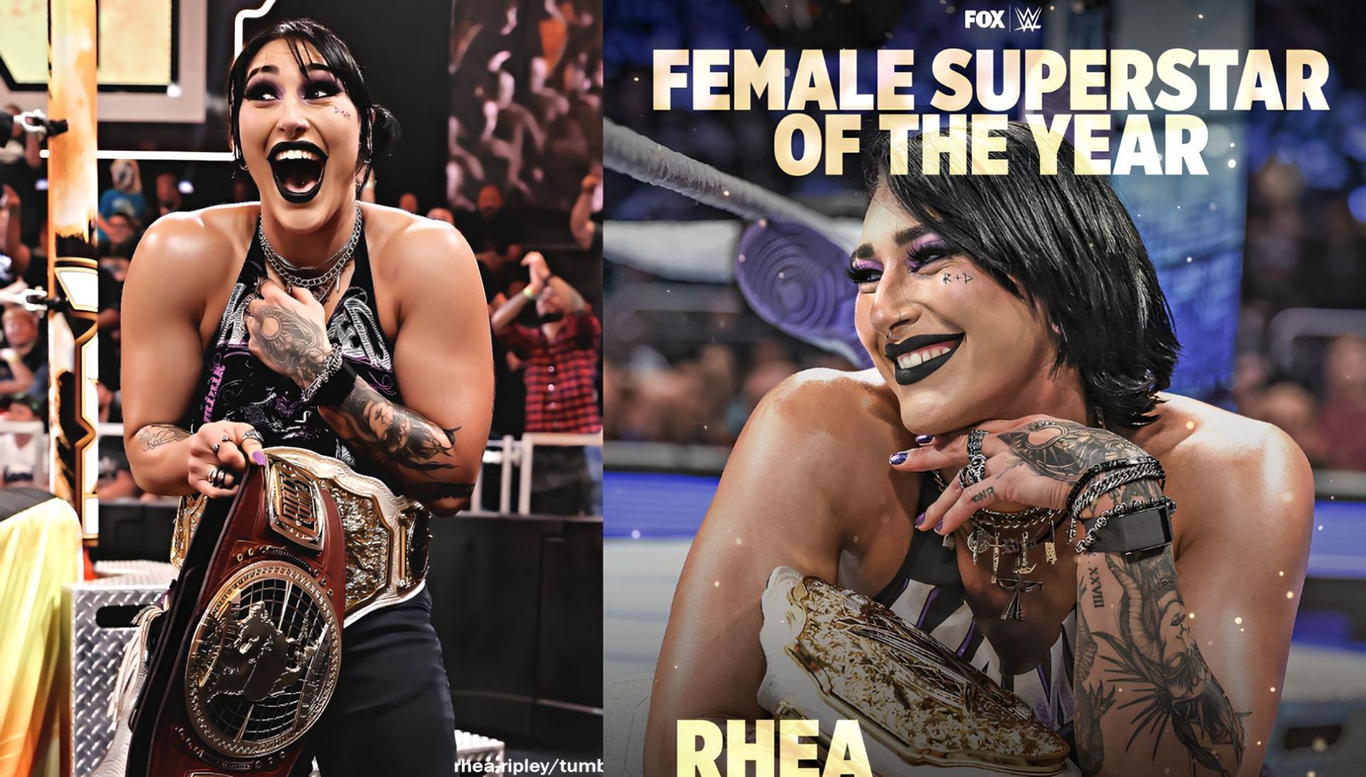 Rhea was voted as Female Superstar of the Year