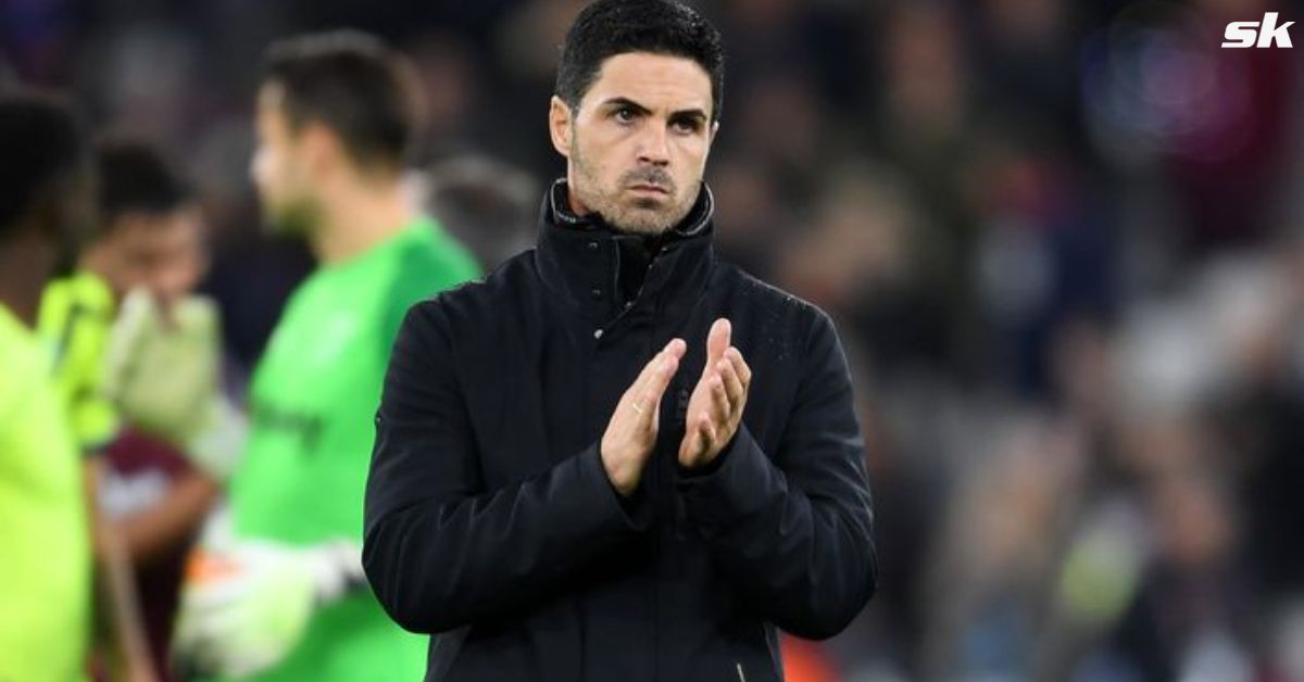 Mikel Arteta reacts to Arsenal