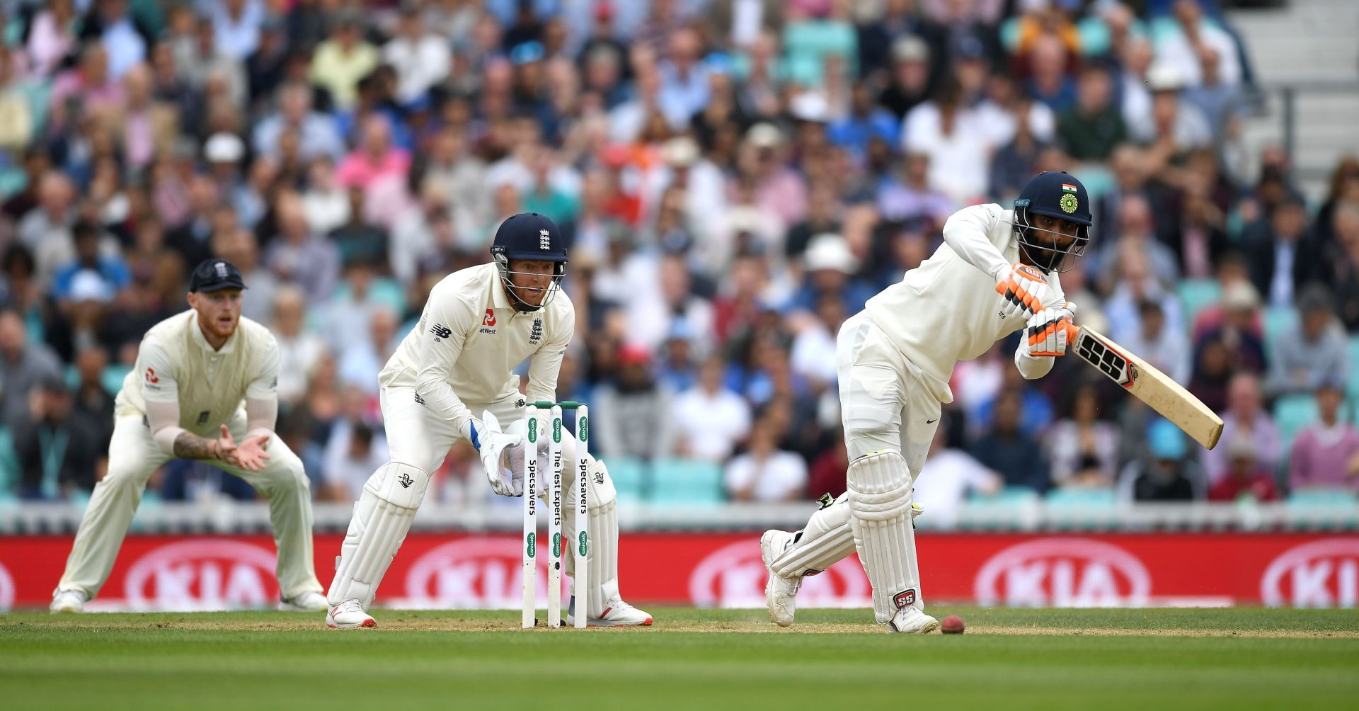 The southpaw batting during the 2018 Oval Test. (Pic: Getty Images)