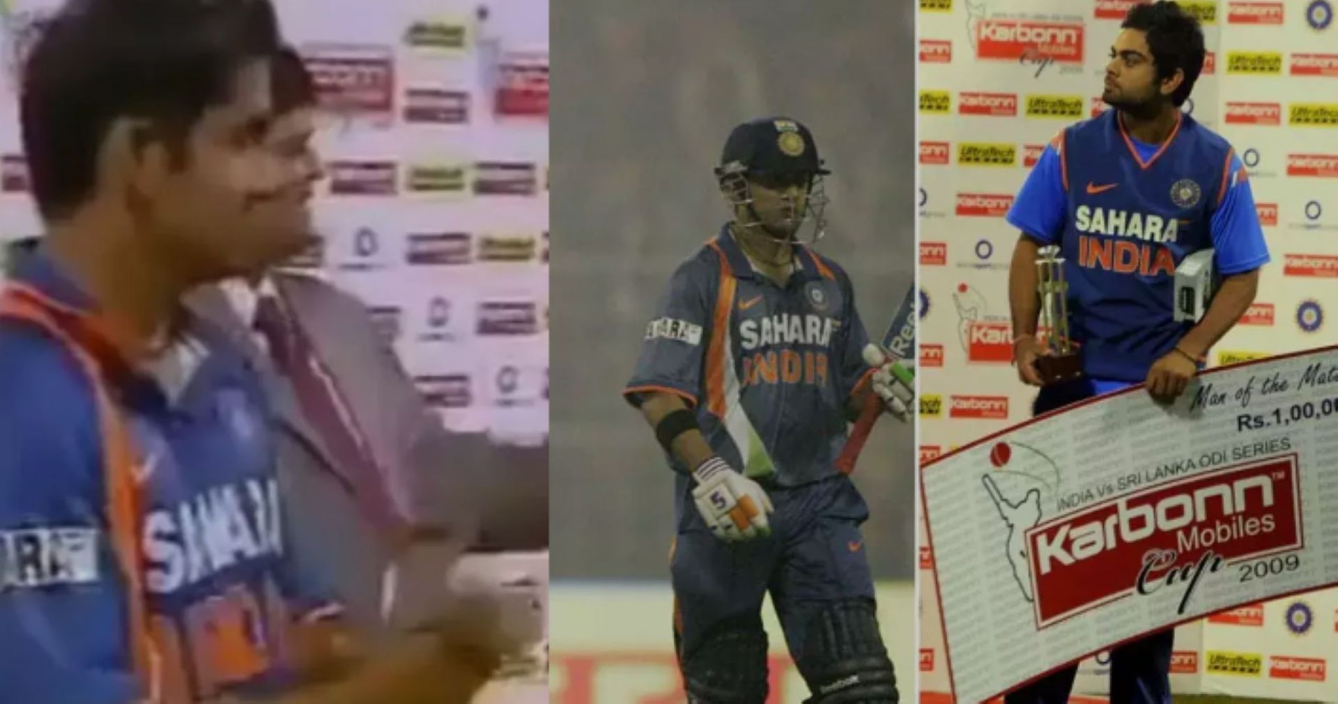 Gambhir made a heartwarming gesture despite scoring a century himself