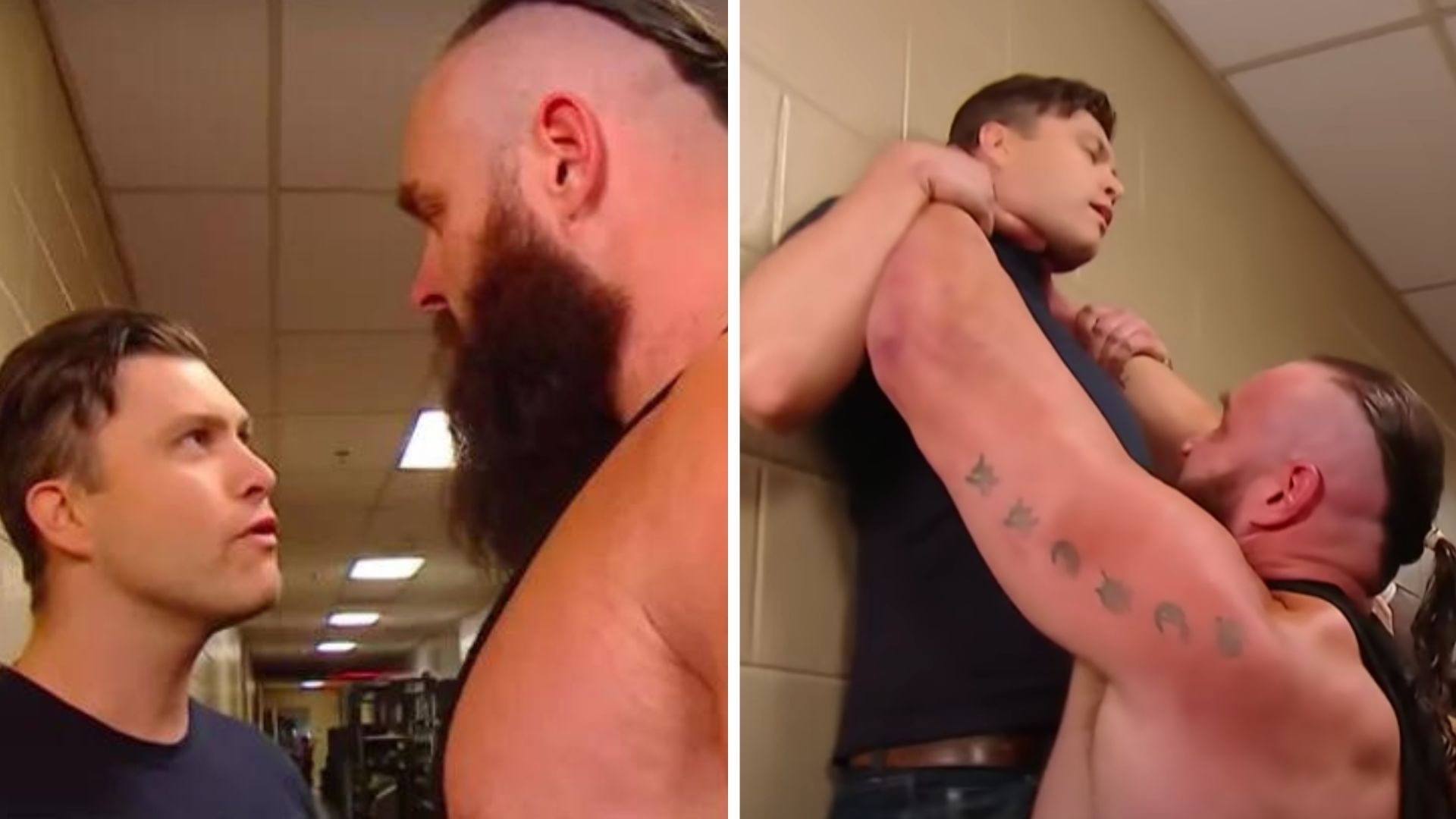 Braun and Colin had a couple of encounters before WrestleMania