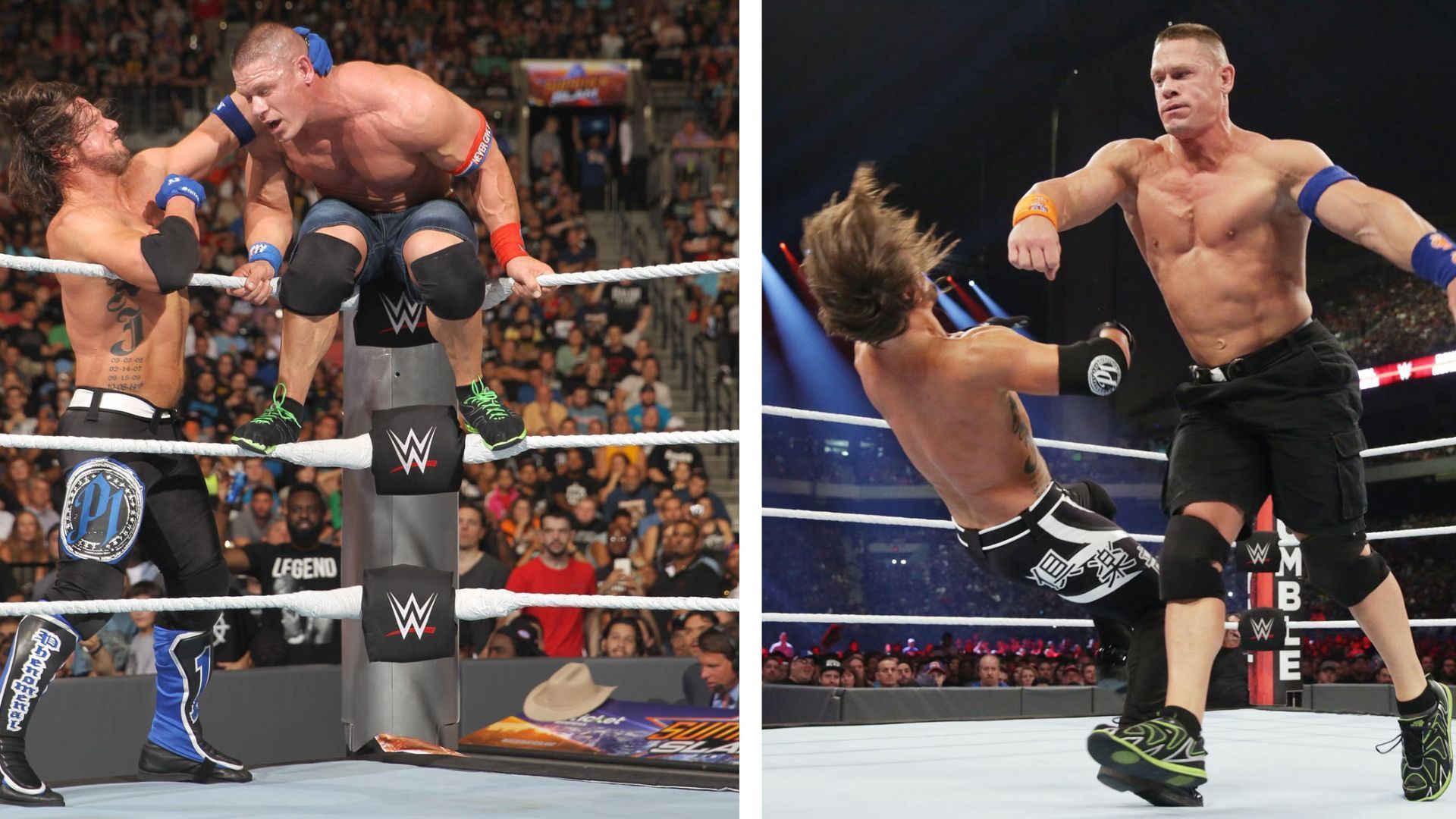 Styles and Cena have feuded with each other several times