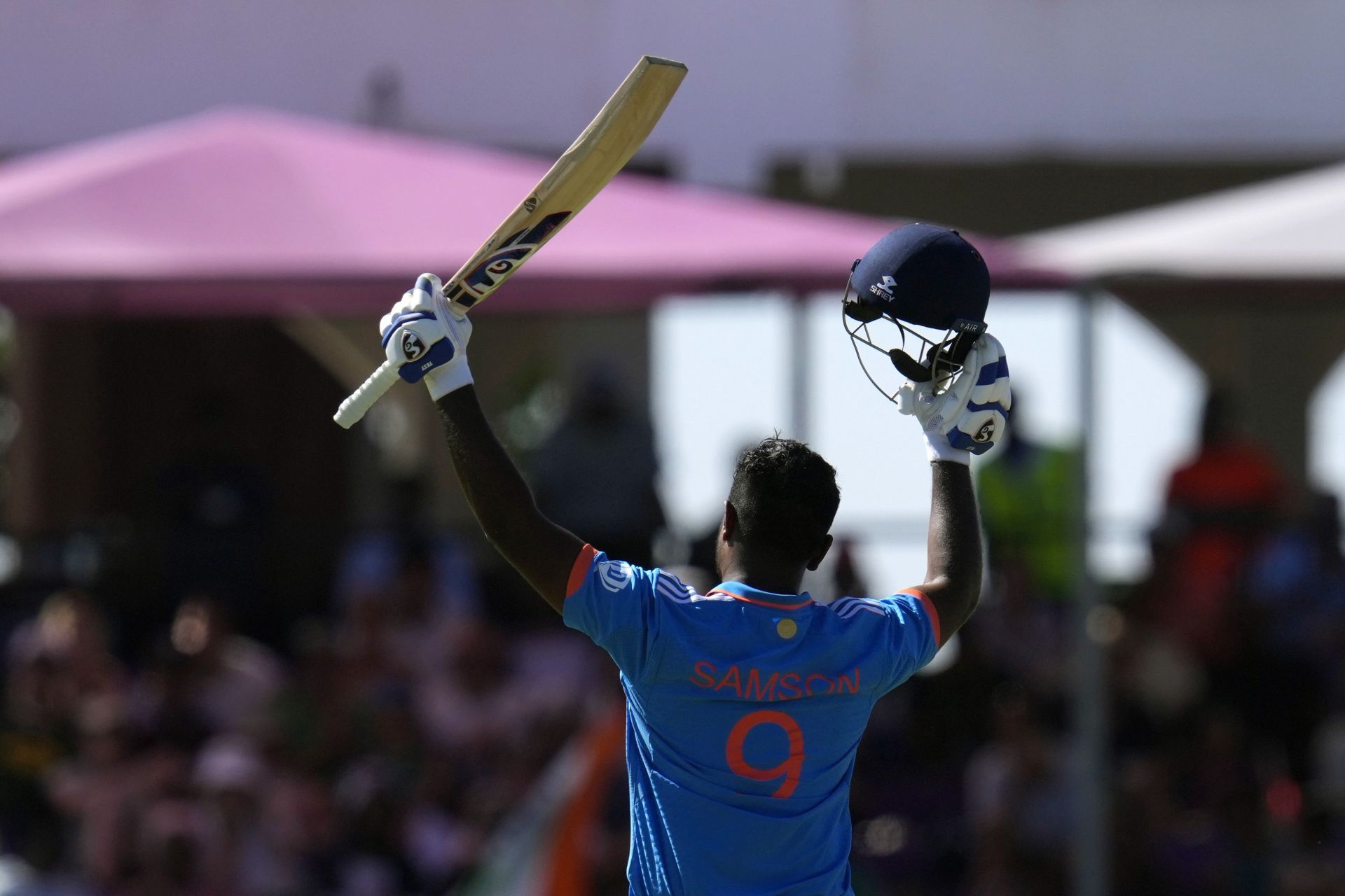 Sanju Samson stroked his way to his maiden international ton