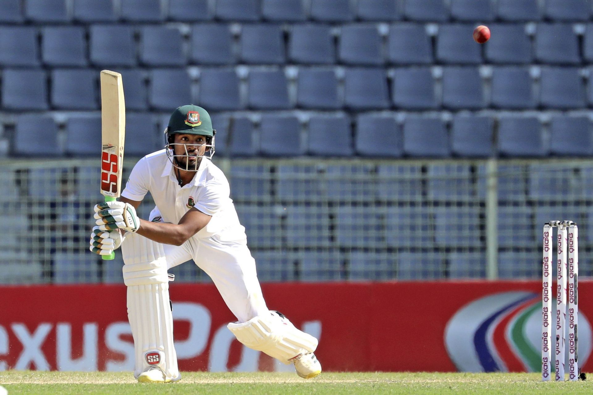 Najmul Hossain Shanto during the 1st Test vs NZ [Getty Images]