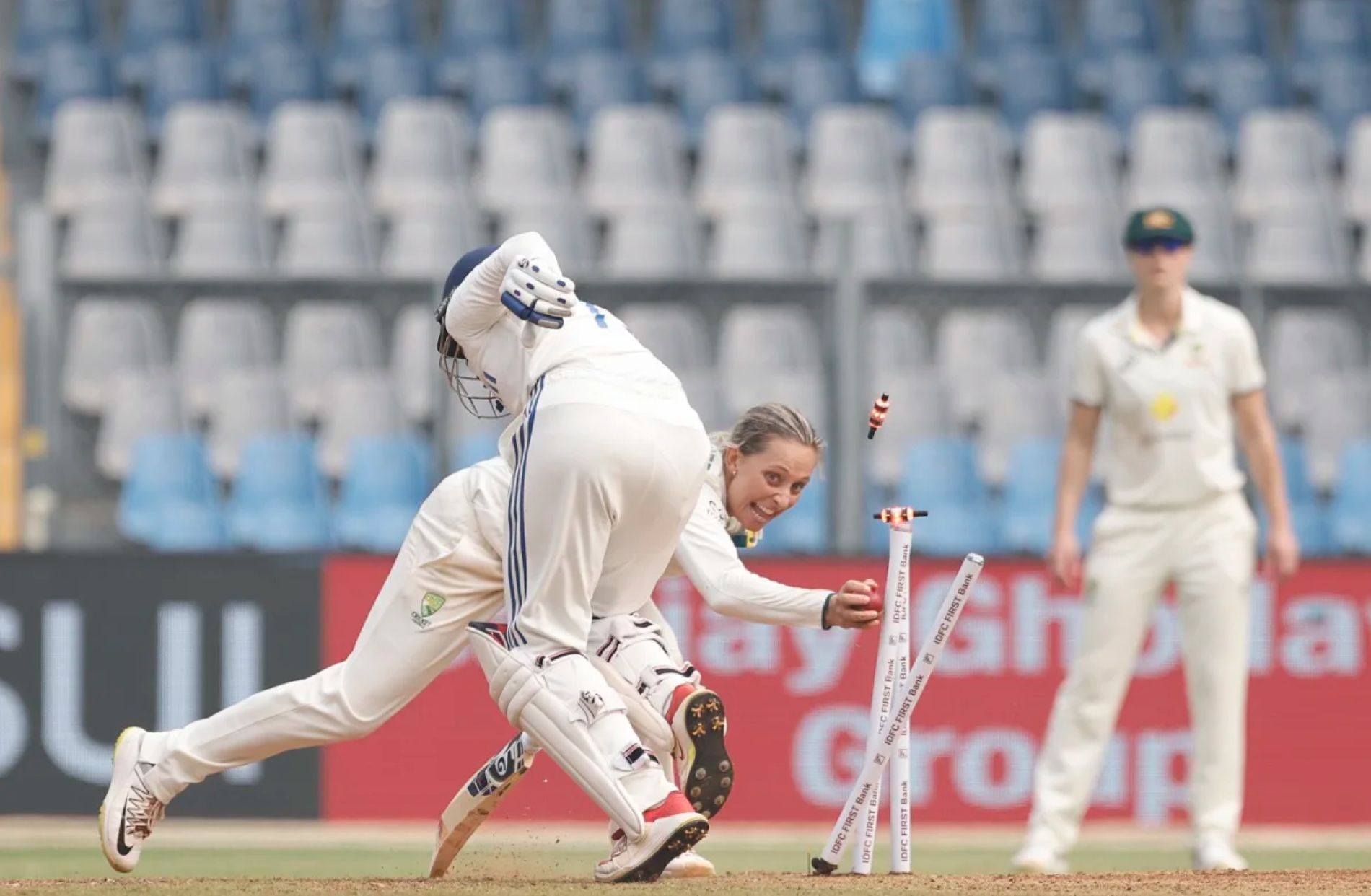 Mandhana&#039;s dismissal provided Australia with an opening to sneak back into the game.