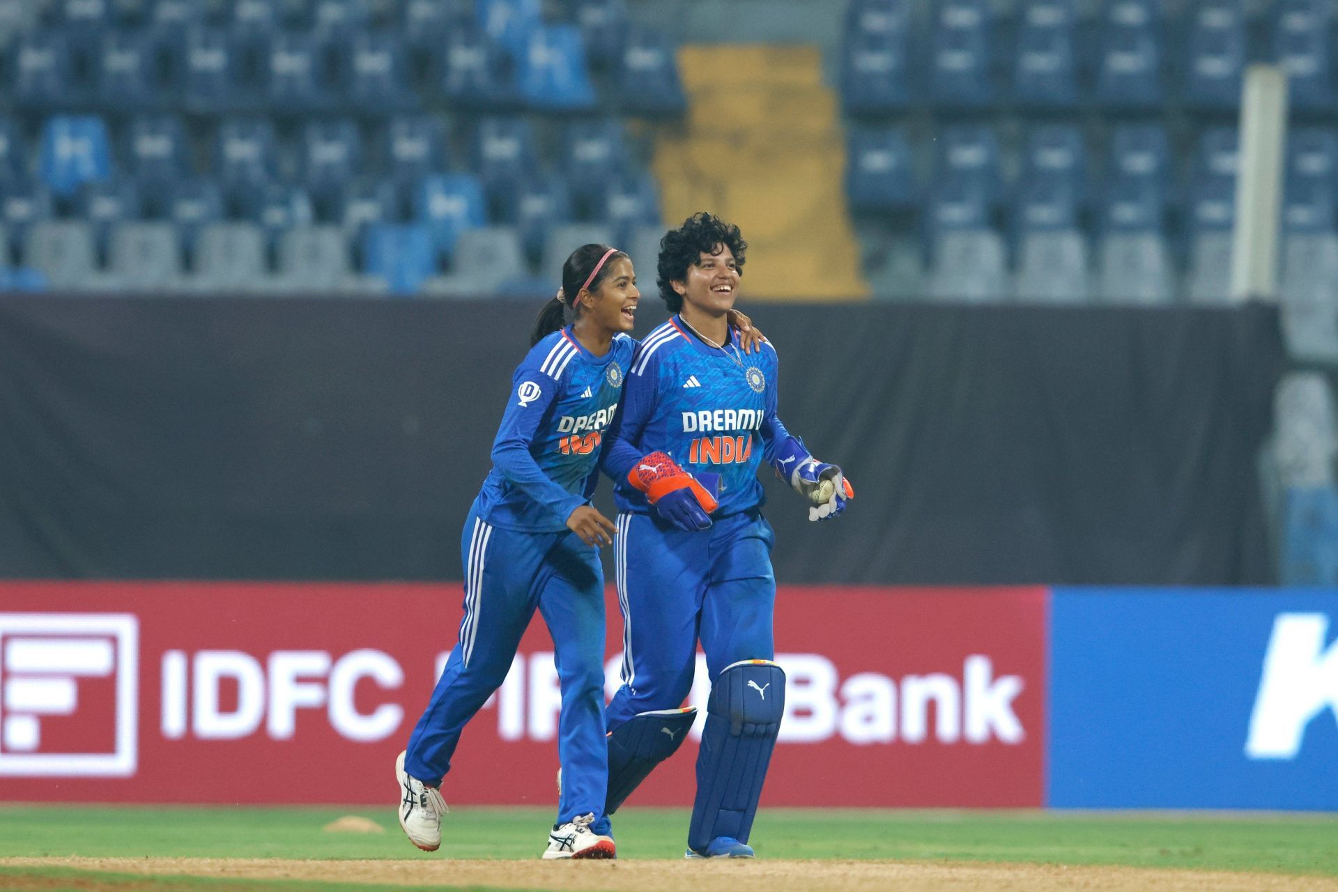 Shreyanka Patil and Richa Ghosh. (Photo Credits: BCCI Women)