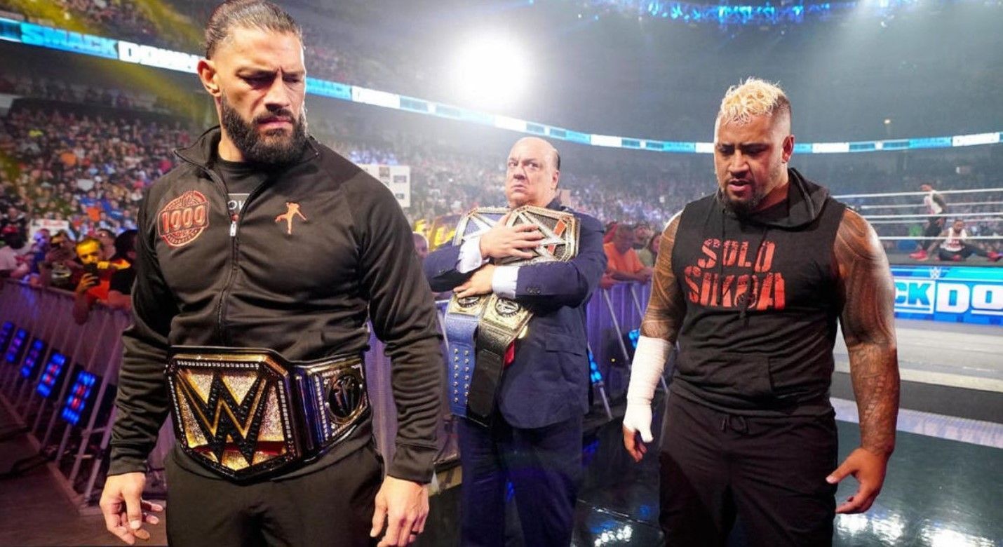 Roman Reigns is sitting at the top of mountain in WWE
