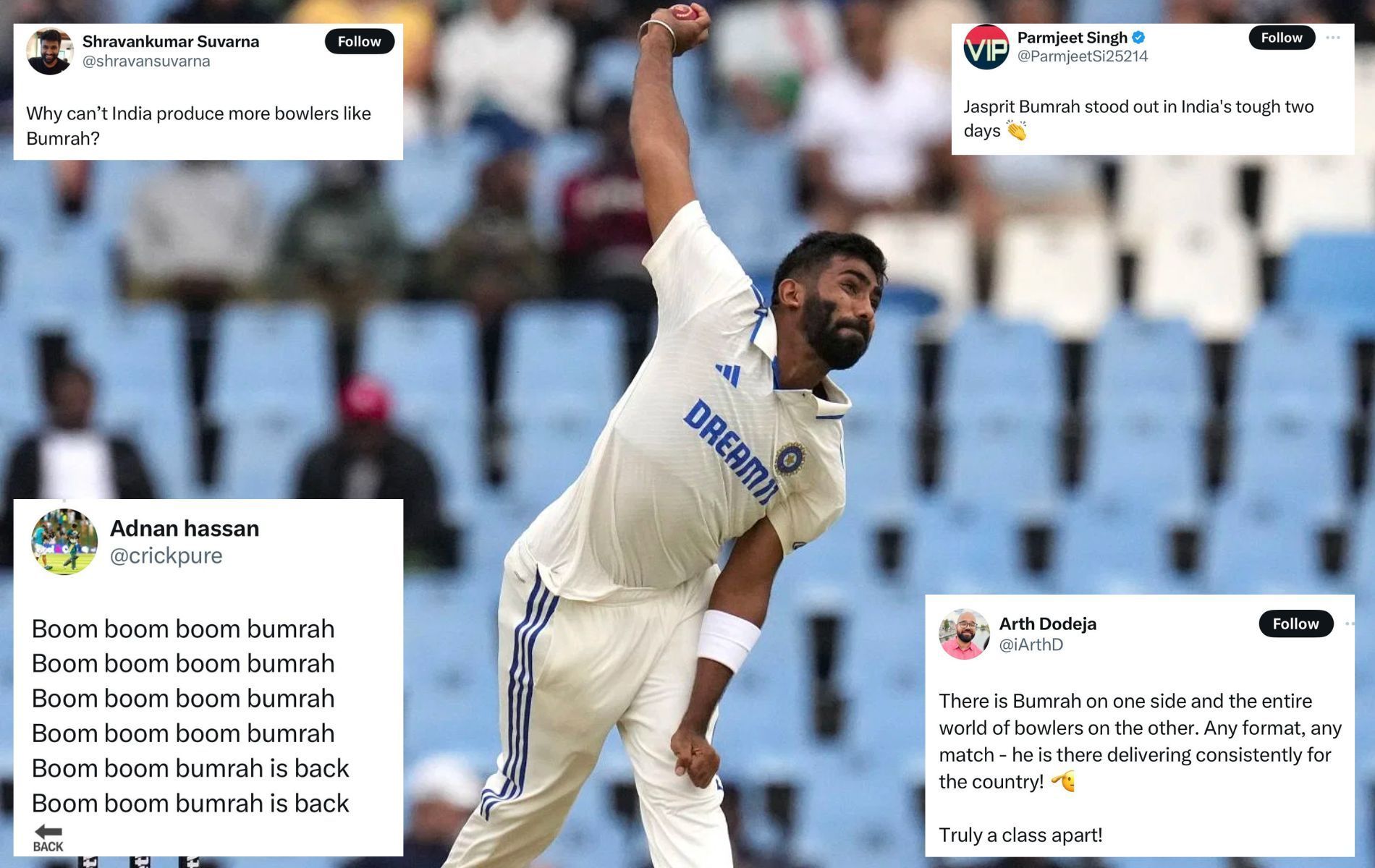 "What A Way To Make A Comeback" - Fans React To Jasprit Bumrah's 4 ...