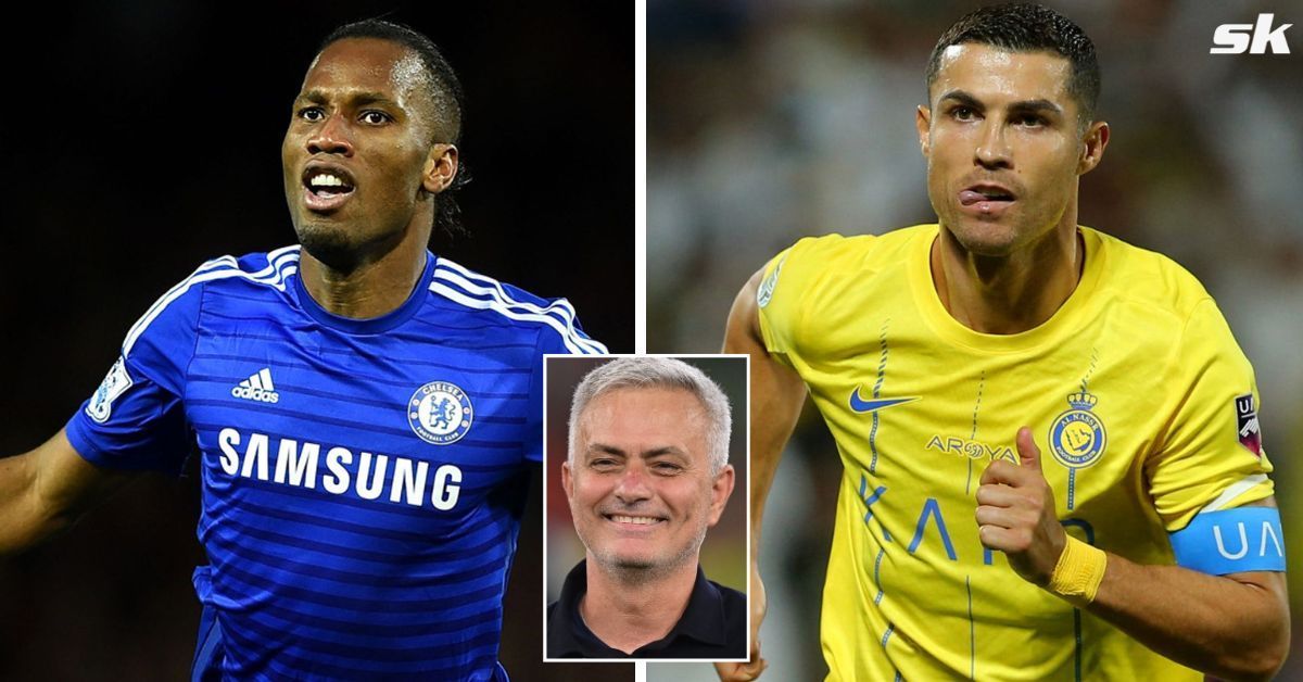 Jose Mourinho has named Cristiano Ronaldo and Didier Drogba among his best ever players