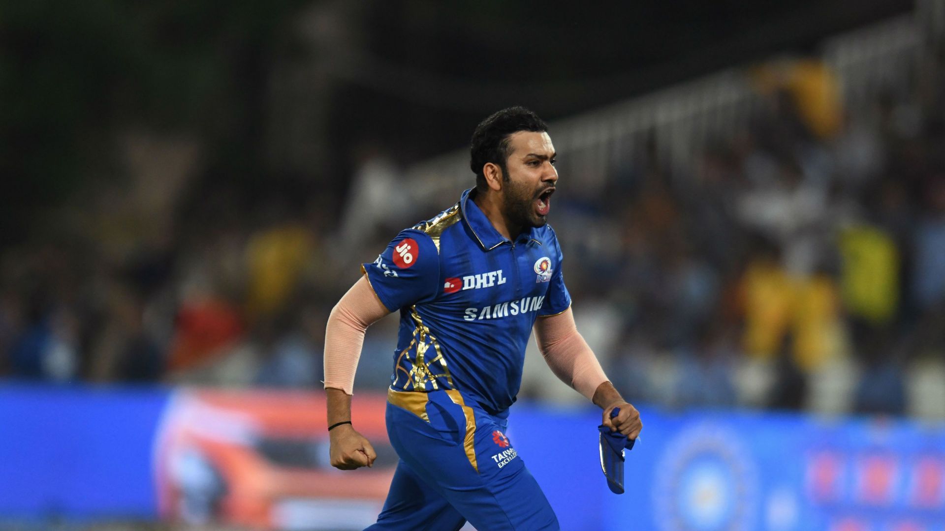 Rohit Sharma reacts after winning IPL 2019 final against CSK (P.C.:ICC)