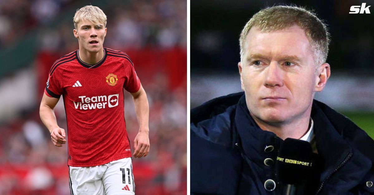 Paul Scholes gave his verdict on Rasmus Hojlund