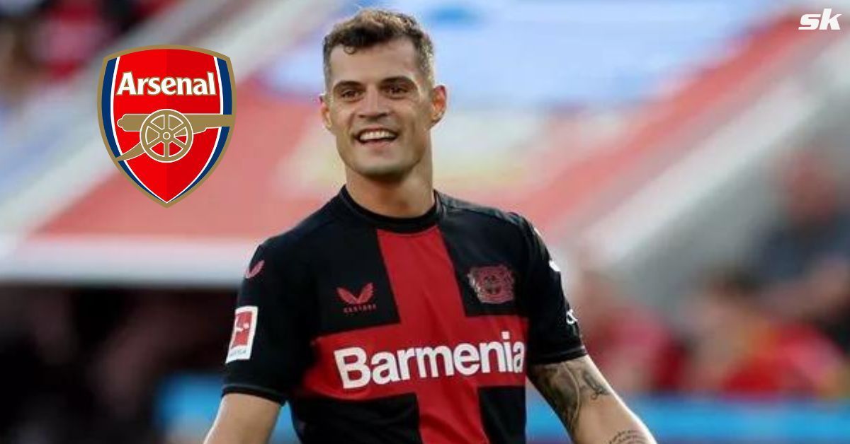 Granit Xhaka trolled former teammate Oleksandr Zinchenko with his reply after Arsenal defeated Lens