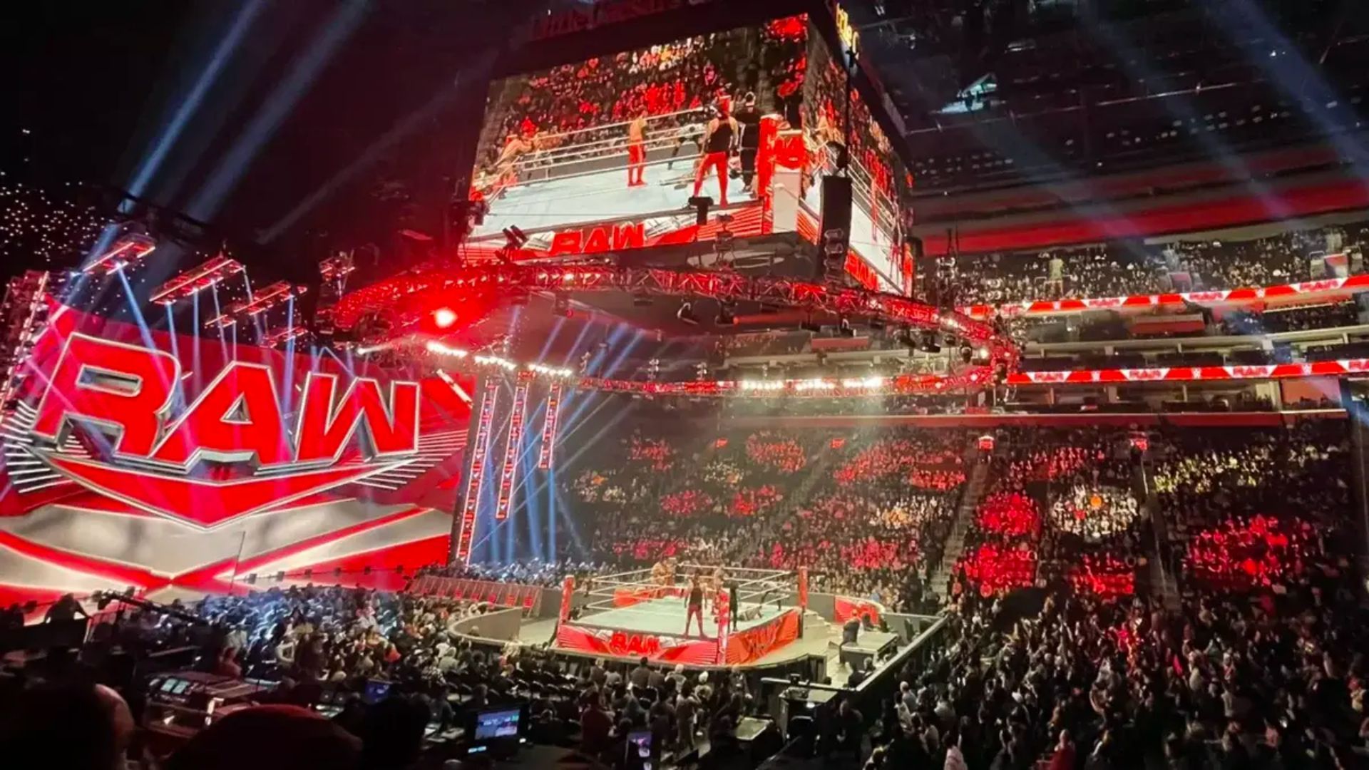 WWE RAW arena. Image Credits: X