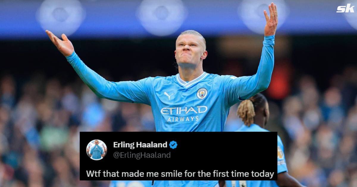 Manchester City forward Erling Haaland 