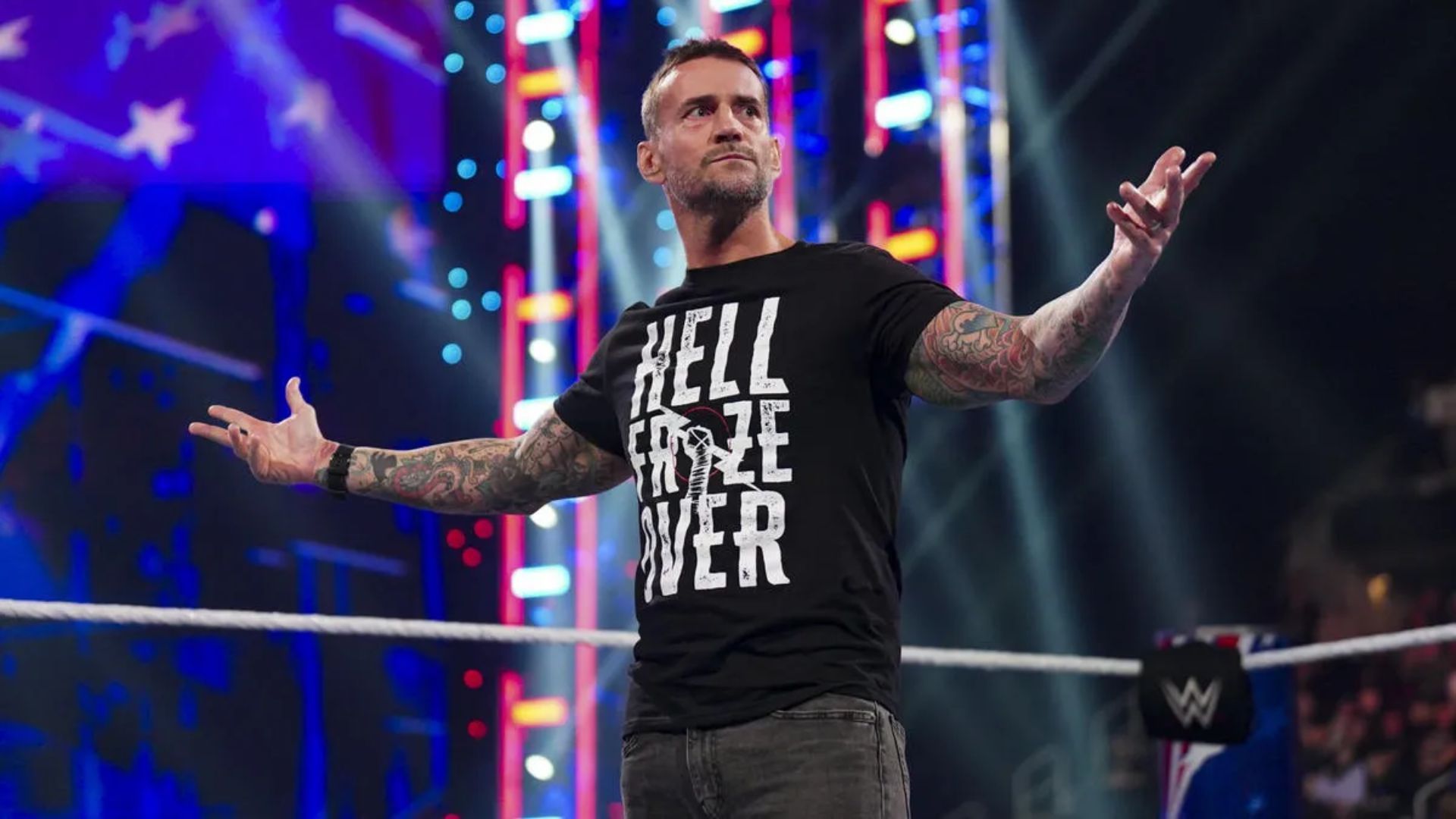 CM Punk on SmackDown. Image Credits: X