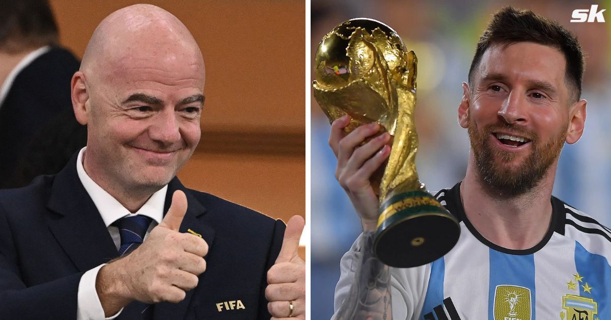 Lionel Messi sent World Cup message by FIFA president Gianni Infantino.