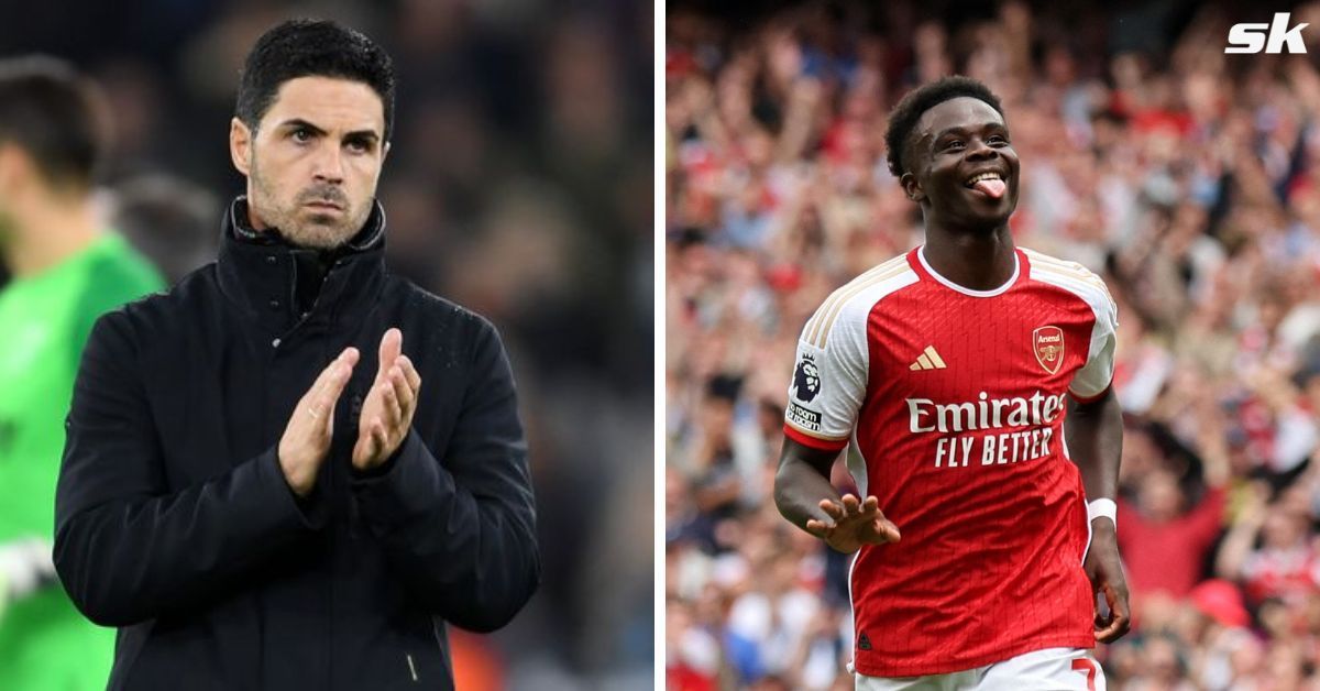 Arsenal boss Mikel Arteta has heaped praise on Bukayo Saka.