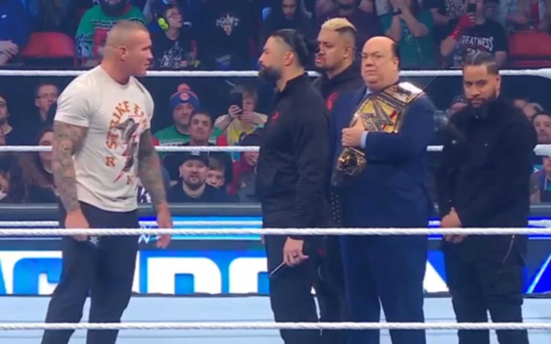 Randy Orton comes face to face with The Bloodline on SmackDown