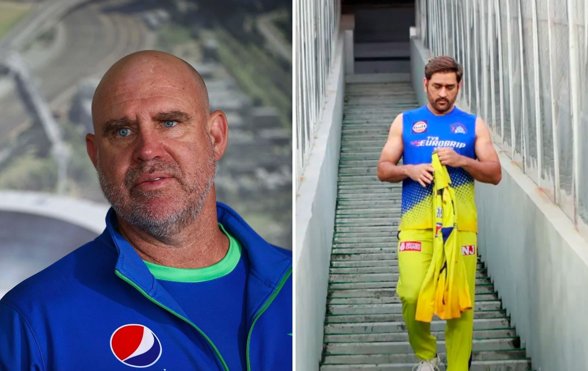 Matthew Hayden (L) and MS Dhoni (R). (Pics: Getty/IPLT20.com)