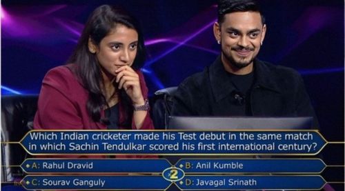 KBC's Sachin Tendulkar -related question. (PC: Sony)