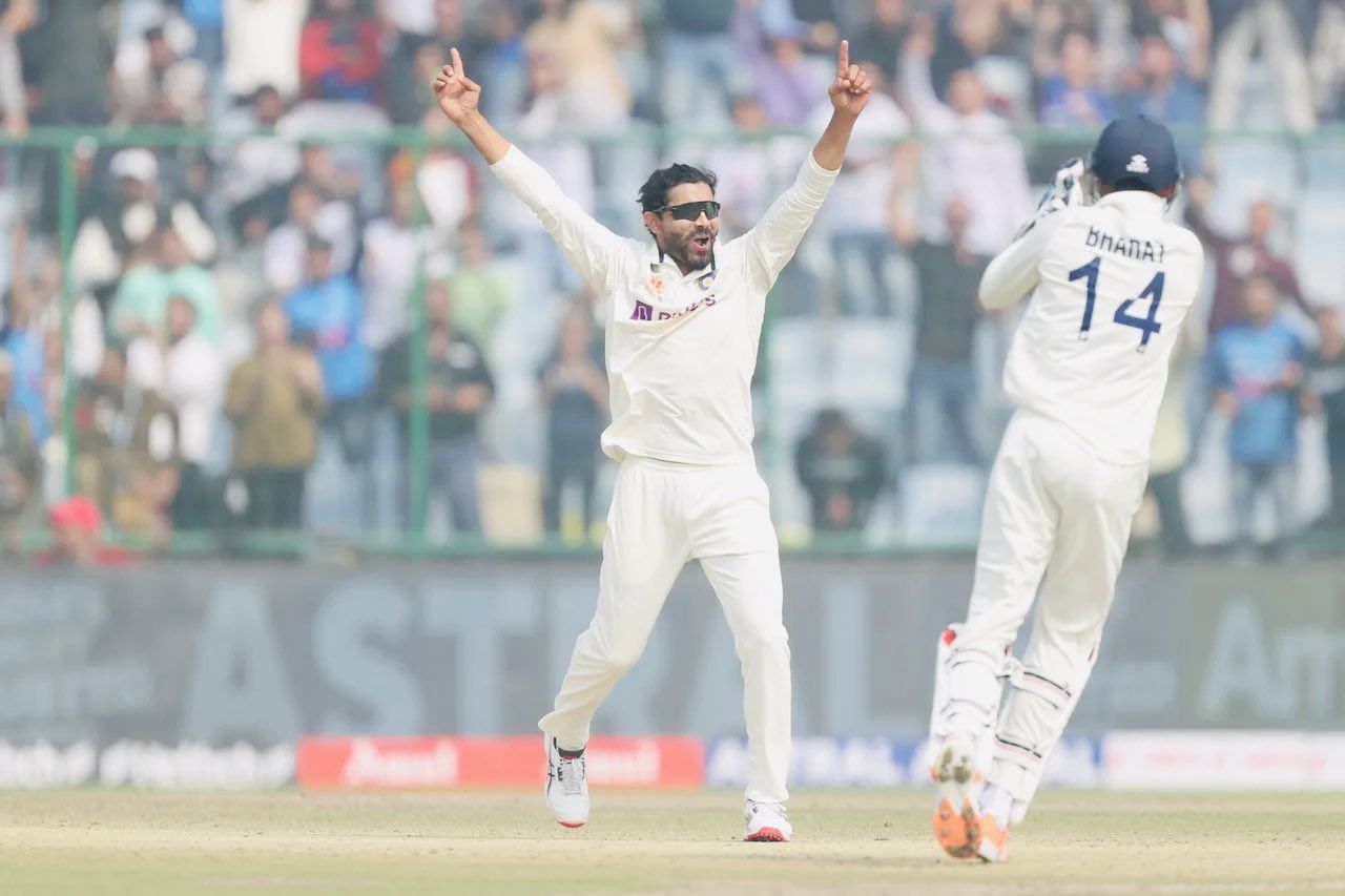 Ravindra Jadeja continued to be Australia&#039;s nemesis. (Credits: Twitter)